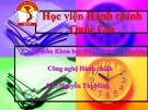 Bài giảng Tâm lý học đại cương - ThS. Nguyễn Thị Minh