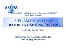 Siêu âm chẩn đoán đau bụng cấp ở người lớn - Nguyễn Quang Trọng