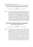 Đánh giá chất lượng sò huyết anadara granosa (linne, 1758) tại xã Long Khánh, tỉnh Trà Vinh bằng chỉ thị vi sinh vật