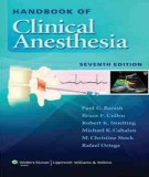  handbook of clinical anesthesia (7/e): part 1