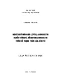 Luận án Tiến sĩ Y học: Nghiên cứu nồng độ leptin, adiponectin huyết tương và tỷ leptin/adiponectin trên đối tượng thừa cân-béo phì