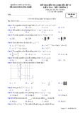 Đề kiểm tra 1 tiết môn Giải tích lớp 12 chương 2 - THPT Xuân Hòa - Mã đề 209