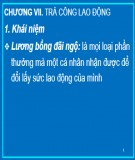 Bài giảng Quản trị nguồn nhân lực: Chương 7 - ThS. Trần Quang Cảnh