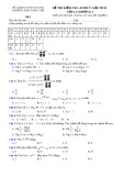 Đề kiểm tra 1 tiết môn Giải tích lớp 12 chương 2 - THPT Đông Thọ - Đề 2