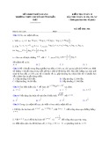 Đề kiểm tra 1 tiết môn Giải tích lớp 12 chương 2 - THPT Chuyên Huỳnh Đạt Mẫn - Mã đề 566