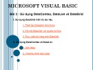 Bài giảng Microsoft Visual Basic: Bài 3 - Trường Đại học Kinh tế