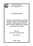 Tóm tắt Luận văn Thạc sĩ ngành Kế toán: Nghiên cứu ảnh hưởng của quản trị lợi nhuận đến tỷ suất sinh lợi trên cổ phiếu - Trường hợp các công ty niêm yết thuộc nhóm ngành chế biến lương thực thực phẩm