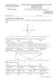 Đề kiểm tra HK 1 môn Toán lớp 10 năm 2017-2018 - TTGDTX Yên Lạc - Mã đề 219