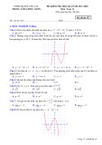 Đề kiểm tra HK 1 môn Toán lớp 12 năm 2017-2018 - TTGDTX Yên Lạc - Mã đề 357