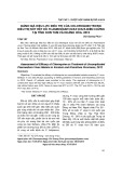 Đánh giá hiệu lực của chloroquine trong điều trị sốt rét do Plasmodium falciparum chưa biến chứng tại tỉnh Kon Tum và Khánh Hòa, 2012