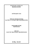 Tóm tắt Luận văn Thạc sĩ Kế toán: Tính giá thành sản phẩm tại công ty cổ phần thép Thái Bình Dương