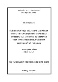 Tóm tắt Luận văn Thạc sĩ Quản trị kinh doanh: Nghiên cứu việc điều chỉnh lợi nhuận trong trường hợp phát hành thêm cổ phiếu của các công ty niêm yết trên Sở giao dịch chứng khoán thành phố Hồ Chí Minh