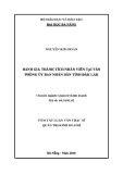 Tóm tắt Luận văn Thạc sĩ Quản trị kinh doanh: Đánh giá thành tích nhân viên tại Văn phòng Ủy ban nhân dân tỉnh Đắk Lắk