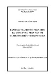 Tóm tắt Luận văn Thạc sĩ Quản trị kinh doanh: Đánh giá thành tích nhân viên tại công ty cổ phần vận tải đa phương thức vietranstimex