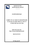 Tóm tắt Luận văn Thạc sĩ Quản trị kinh doanh: Nghiên cứu các nhân tố ảnh hưởng đến sự gắn bó của nhân viên tại Công ty cổ phần dệt may Hoà Thọ