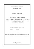 Tóm tắt Luận văn Thạc sĩ Quản trị kinh doanh: Đánh giá thành tích nhân viên tại Công ty Xăng dầu Nam Tây Nguyên