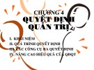 Bài giảng Quản trị học: Chương 4 - Trường Đại học Kinh tế