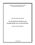 Cẩm nang dành cho thí sinh kỳ thi chứng chỉ tiếng Anh Đại học Quốc gia TP. Hồ Chí Min