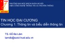 Bài giảng Tin học đại cương: Bài 1 - TS. Đỗ Bá Lâm