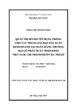 Tóm tắt Luận văn Thạc sĩ Quản trị kinh doanh: Quản trị rủi ro tín dụng trong cho vay trung dài hạn sản xuất kinh doanh tại Ngân hàng TMCP Xuất nhập khẩu Việt Nam - Chi nhánh Buôn Ma Thuột