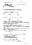 Đề thi KSCĐ lần 2 môn Sinh học lớp 12 năm 2017-2018 - THPT Ngô Gia Tự - Mã đề 267