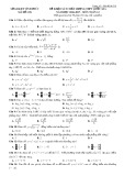 Đề KSCL THPT Quốc gia môn Toán lớp 12 năm 2016-2017 - THTP Ngô Gia Tự - Mã đề 218