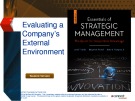 Lecture Essentials of strategic management: The quest for competitive advantage (4e) - Chapter 3
