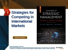 Lecture Essentials of strategic management: The quest for competitive advantage (4e) - Chapter 7
