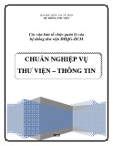 Chuẩn nghiệp vụ Thư viện – Thông tin