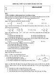 Đề kiểm tra 1 tiết HK1 môn Vật lí 9 năm 2017-2018 có đáp án - Trường THCS Nguyễn Viết Xuân