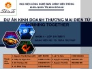 Dự án kinh doanh thương mại điện tử Shinning Together