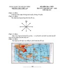 Đề kiểm tra 1 tiết HK1 môn Địa lí 6 năm 2017-2018 có đáp án - Trường THCS Thủy An