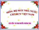 Bài giảng Luật hiến pháp Việt Nam: Bài 4 - ThS. Phan Nguyễn Phương Thảo