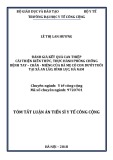 Tóm tắt Luận án Tiến sĩ Y tế công cộng: Đánh giá kết quả can thiệp cải thiện kiến thức, thực hành phòng chống bệnh tay-chân-miệng của bà mẹ có con dưới 5 tuổi tại xã An Lão, Bình Lục, Hà Nam