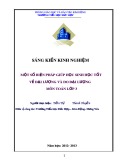 Sáng kiến kinh nghiệm: Một số biện pháp giúp học sinh học tốt về đại lượng và đo đại lượng