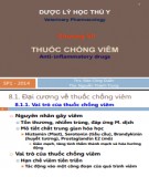 Bài giảng Dược lý học thú y: Chương 8 - ThS. Đào Công Duẩn, ThS Nguyễn Thành Trung