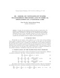 2D-model of contaminant water transmission processes and numerical simulation on a natural lake