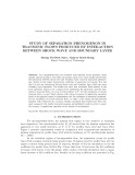 Study of separation phenomenon in transonic flows produced by interaction between shock wave and boundary layer