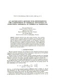 An alternative method for determining the coefficient of thermal expansion of composite material of spherical particles