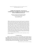 Turbulent burning velocity in combustion chamber of Si engine fueled with compressed biogas