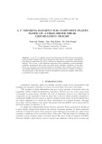 A C1 bending element for composite plates based on a high-order shear deformation theory