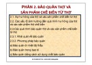 Bài giảng Chế biến thịt: Phần 2 - ThS. Hồ Thị Nguyệt Thu