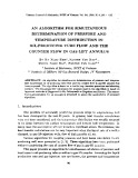 An algorithm for simultaneous determination of pressure and temperature distribution in oil producing tube flow and the counter flow in gas lift annulus