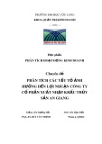 Đề tài: Phân tích tình hình Lợi nhuận của Công ty Cổ phần xuất nhập khẩu thủy sản An Giang