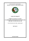 Luận văn Thạc sĩ Khí tượng - Khí hậu học: Nghiên cứu đánh giá tác động của không khí lạnh đến một số yếu tố khí tượng trên khu vực đồng bằng Bắc Bộ