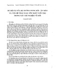 Sự hội tụ của họ đường cong mỏi - ăn mòn và vấn đề tính toán tổn thất tuổi thọ trong các thí nghiệm về mỏi