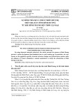 Sự hình thành và phát triển đô thị trên địa bàn tỉnh Bình Dương từ khi hình thành đến thời cận đại