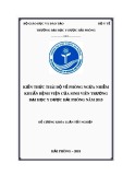 Đề cương Khóa luận tốt nghiệp: Kiến thức, thái độ về các biện pháp phòng ngừa nhiễm khuẩn bệnh viện của sinh viên tại Đại học Y Dược Hải Phòng