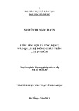 Tóm tắt luận văn Thạc sĩ Khoa học: Lớp liên hợp và ứng dụng vào quan hệ đồng chất trên các p-nhóm