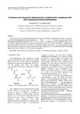 Synthesis and structural characteristics of platinum(II) complexes with N(4)-substituted thiosemicarbazones